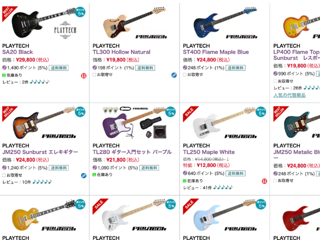 プレイテックギター